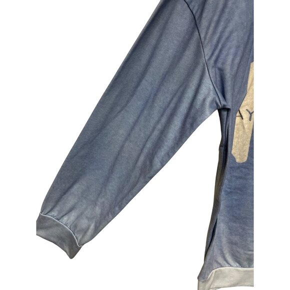 Taylor Swift 1989 Taylor's Version Blue Microfiber Sweatshirt Top Shirt Large - Picture 3 of 8